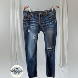 Jeans Size 7 Dark Wash almost famous